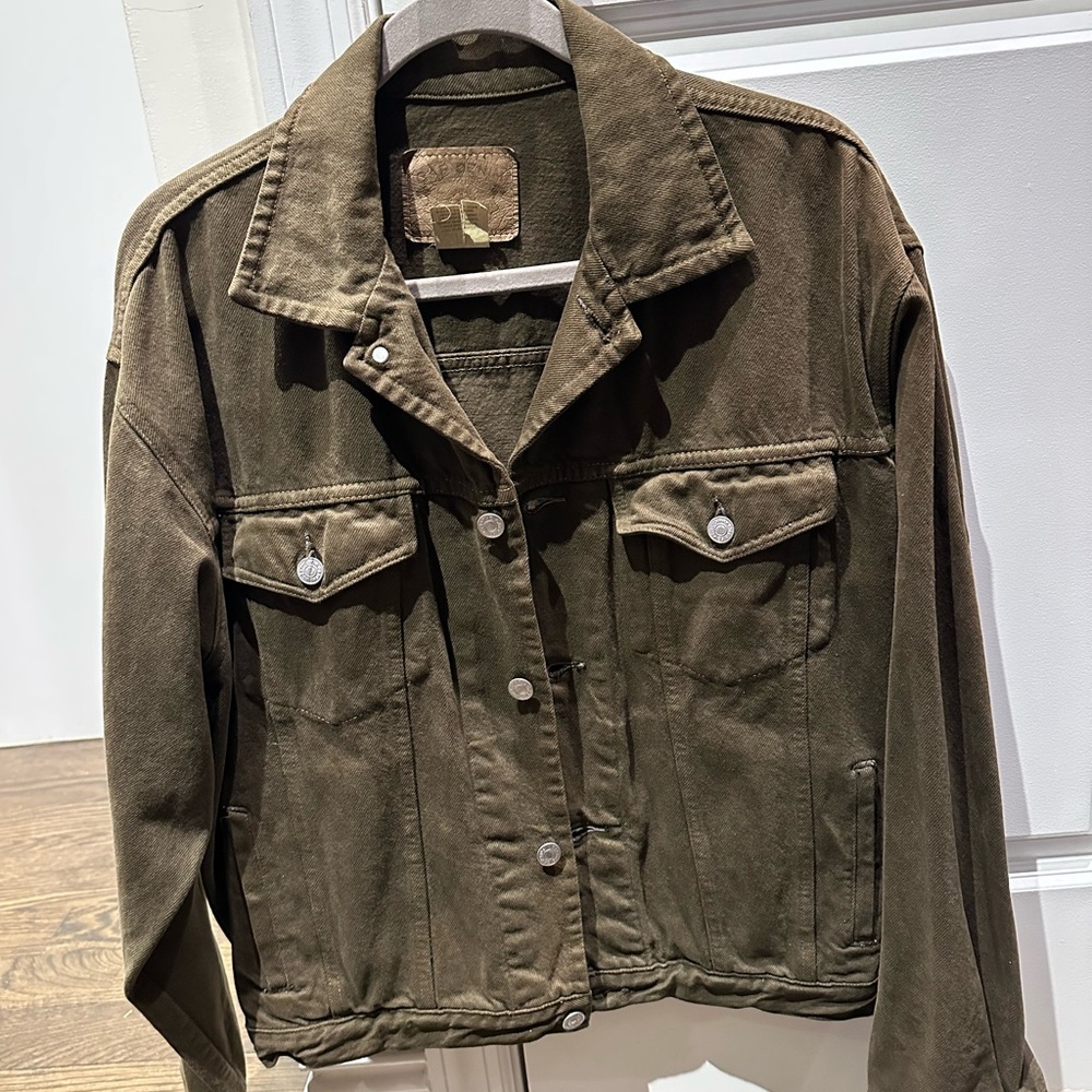 GAP Olive Jean Jacket